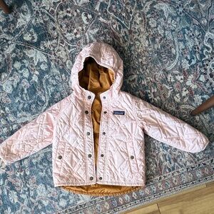Patagonia Light Pink Quilted Jacket